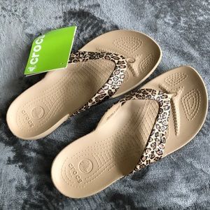 Crocs flip flops